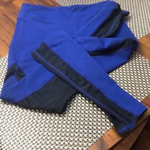 BLUE FABLETCS SHEER BLACK SEE THRU